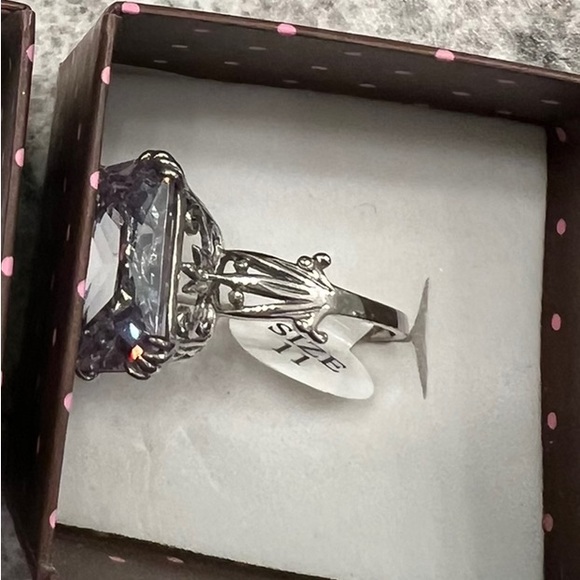 Kaylee Jackson ring size 11 sterling silver diamond (simulated) - Picture 4 of 11